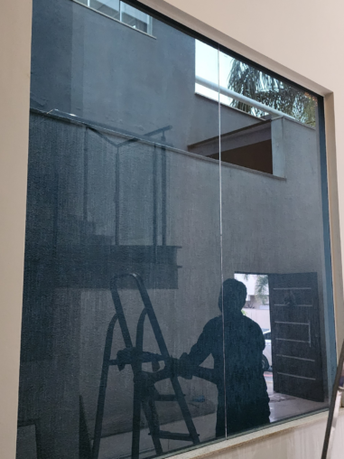 Aplicação de insulfilme residencial na Leo Filme's